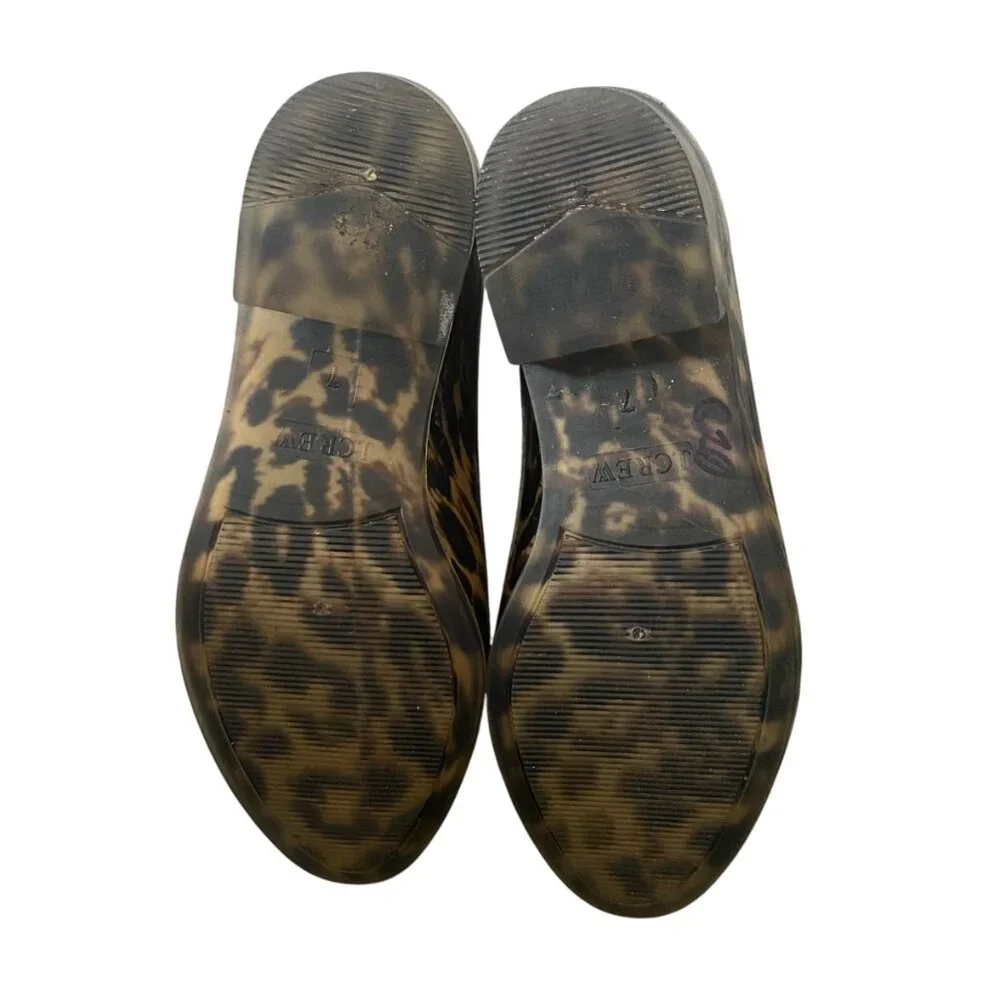 J. Crew women's chelsea cheetah casual fashion rain boots 1